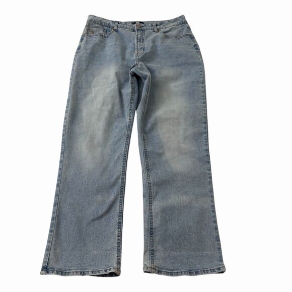 Frye Denim - Frye Jeans Womens 30 Blue Denim High Rise Crop Straight Ankle Stretch